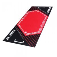 Tapis environnemental Biketek Garage Mat noir rouge pour moto