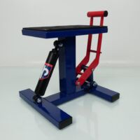 Lève moto avec vérin UP DESIGN Up MX Lift bleu rouge 130Kg pour