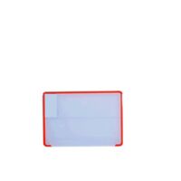 Bordure liseré de plaque immatriculation autocollant rouge pour