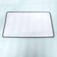 Autocollant stickers SPM pour Auto 210mm x 113mm style carbone