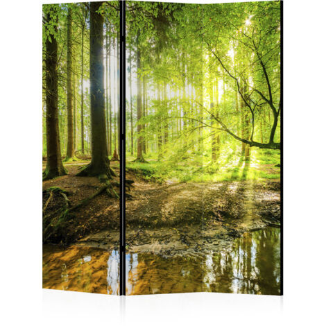 Paravent séparateur d'espace intérieur - Motif éclectique - 135x172 cm (1/4)
