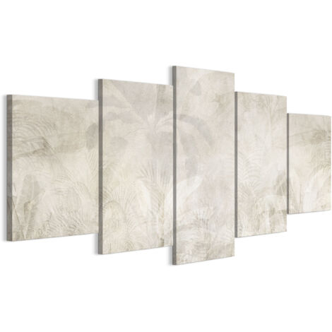 Tableau sur toile, Peinture sur 5 toiles – 100 x 50 cm, Motif industriel