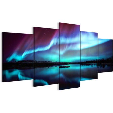 Tableau sur toile, Peinture sur 5 toiles – 200 x 100 cm