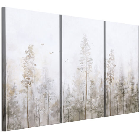 Tableau sur toile, Peinture sur 3 toiles – 120 x 80 cm, Motif moderne