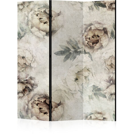 Paravent séparateur d'espace intérieur - Motif vintage - 135x172 cm (1/4)