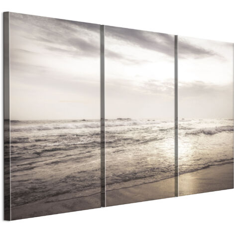 LUMASOUL Tableau Decoration Murale 3 Pièces - Impression Sur Toile Motif Nature - Tableaux Cadres pour le Salon et Chambre à Coucher - Décoration Murale - 120x80 cm