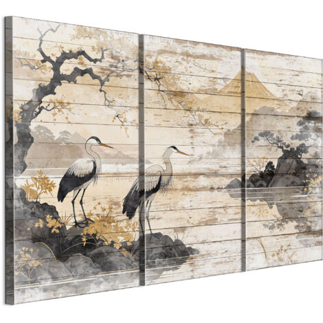 LUMASOUL Tableau Decoration Murale - Impression Sur Toile Motif Nature - Tableaux Cadres pour le Salon et Chambre à Coucher - Décoration Murale - 90x60 cm (1/5)