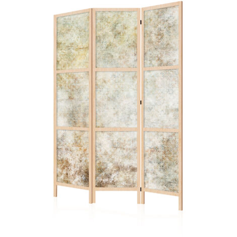 LUMASOUL Paravent Intérieur à Simple Face - 3 Panneaux - Separateur de Pieces de Style Japonais - Cloison de Separation pour Chambre à Coucher et Salon - Motif Fonds d'écran et Motifs - 135x172 cm (1/2)