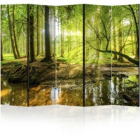 Paravent séparateur d'espace intérieur - Motif éclectique - 225x172 cm