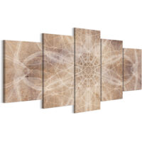 Tableau sur toile, Peinture sur 5 toiles – 200 x 100 cm, Motif hindou