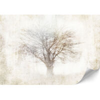 LUMASOUL Papier Peint Intissé 500x350 cm Shabby Chic Panoramique Tapisserie Murale Facile à Monter - Papiers Peints Modernes Pour le Salon & Chambre à Coucher - Arbre