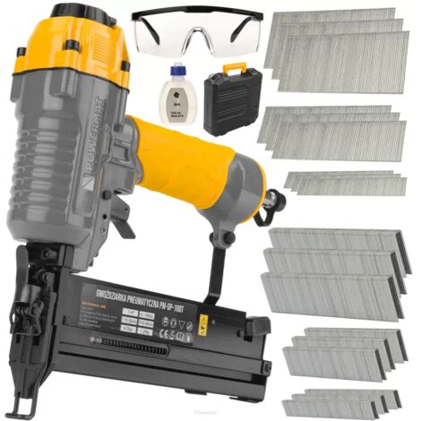 Elektronagler Elektrotacker Tacker Nagler Klammern Nägel Klammergerät Hefter Kit 2in1