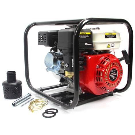 Benzin Motorpumpe 7PS Gartenpumpe 3" Teichpumpe Wasserpumpe Kreiselpumpe
