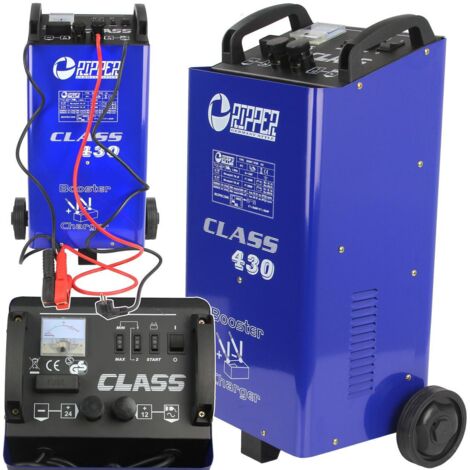 CLASS 430 12/24 V Ladegerät & Starthilfe Max. Ladestrom (30A / 12V), (75A / 24V) Robustes Auto‑Batterieladegerät mit Fast Charge