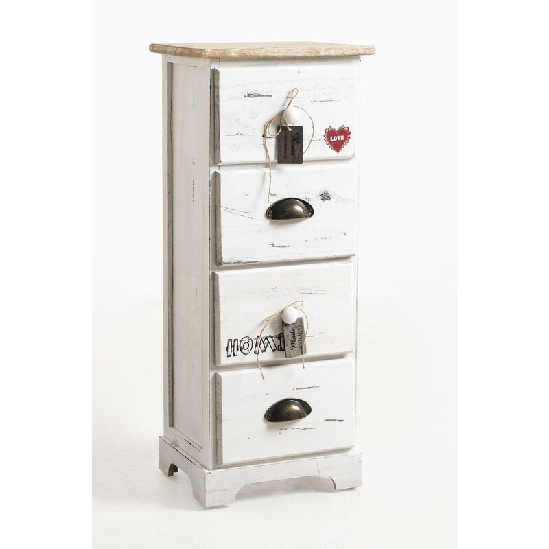 Regalos Miguel - Muebles Auxiliares - Mueble Cory 4 Cajones : :  Hogar y cocina