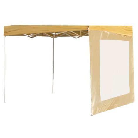 Laterales Individuales Carpas Plegables - Lateral con Ventana 2 Metros Eco - Crema