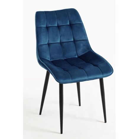 Sillas Comedor - Silla Cade Terciopelo - Azul (1/5)