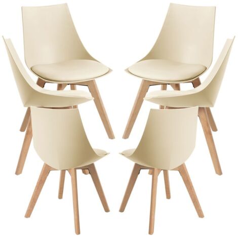 Packs Sillas Comedor - Pack 6 Sillas Blok - Beige (1/5)