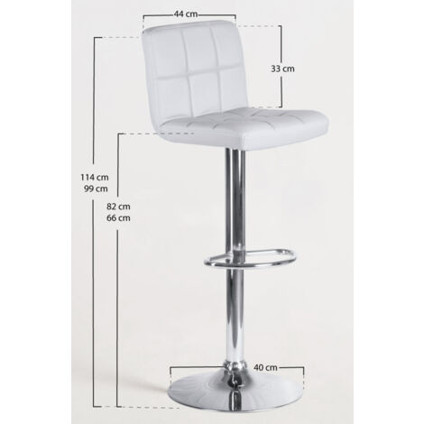 Taburetes Cocina - Taburete Casper - Blanco