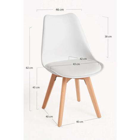 Sillas Comedor - Silla Synk Basic - Blanco