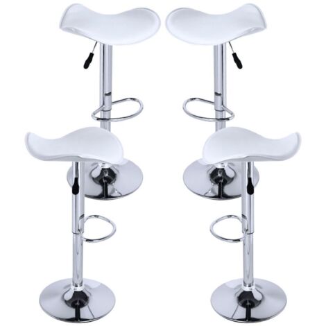 Packs Taburetes Altos - Pack 4 Taburetes Rox - Blanco