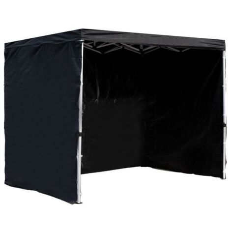 Packs Laterales Carpas Plegables - Pack 3 Laterales Lisos para Carpas 3x2 Master - Negro