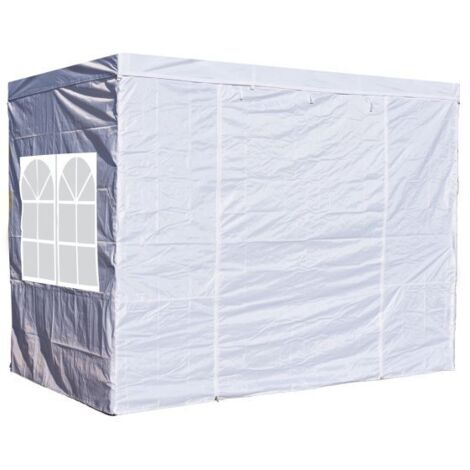 Packs Laterales Carpas Plegables - Pack 4 Laterales para Carpas 3x4,5 Master 2L1V1P - Blanco