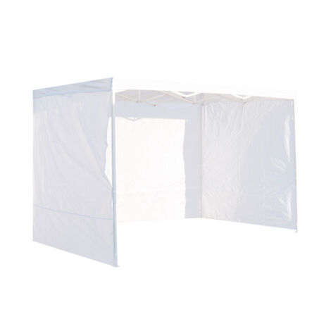 Packs Laterales Carpas Plegables - Pack 3 Laterales Lisos para Carpas 3x3 Eco - Blanco