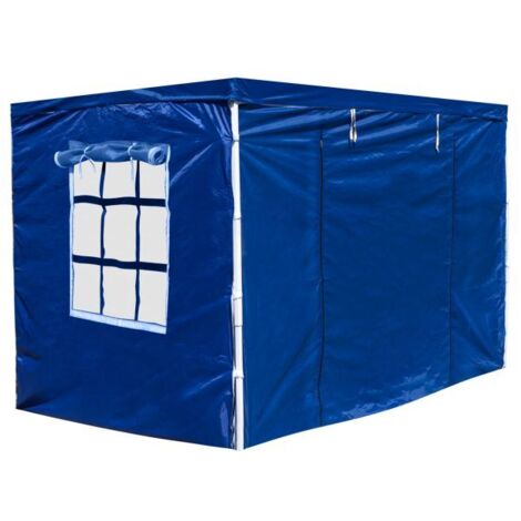 Packs Laterales Carpas Plegables - Pack 4 Laterales para Carpas 3x3 Eco 2L1V1P - Azul