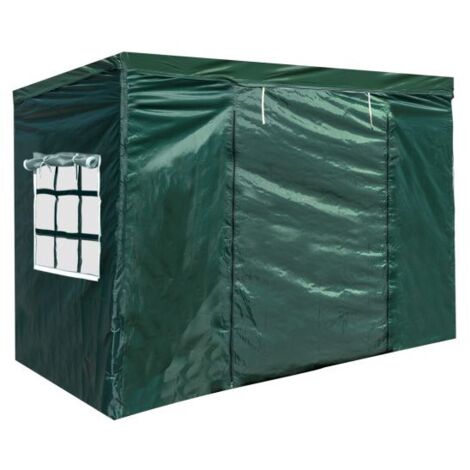 Packs Laterales Carpas Plegables - Pack 4 Laterales para Carpas 3x3 Eco 2L1V1P - Verde
