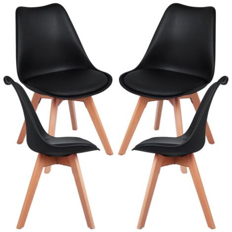 Packs Sillas Comedor - Pack 4 Sillas Synk Basic - Negro