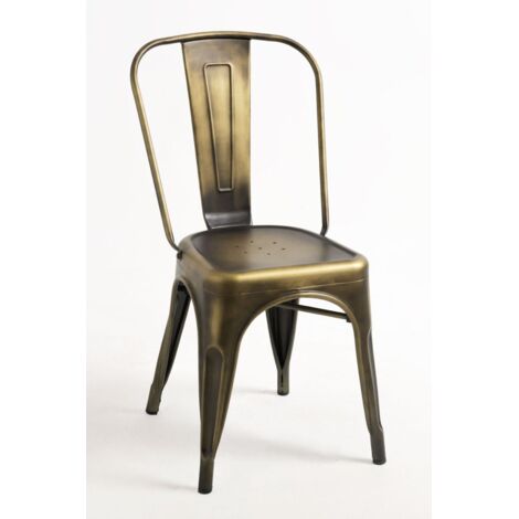 Packs Sillas Comedor - Pack 2 Sillas Torix Vintage - Oro vintage (1/5)