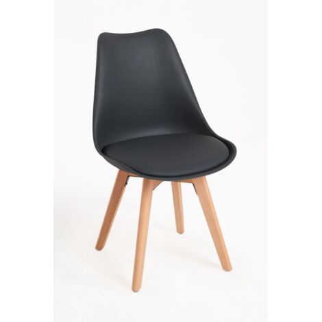 Packs Sillas Comedor - Pack 6 Sillas Synk Basic - Negro (1/5)