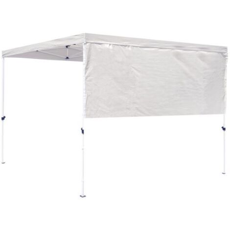Laterales Individuales Carpas Plegables - Medio Lateral Liso 3 Metros Master - Blanco