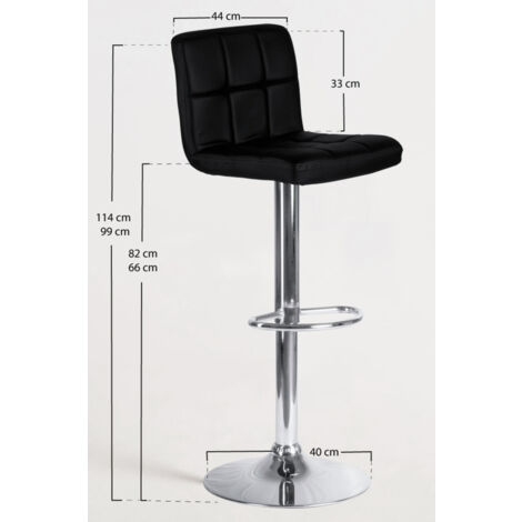 Taburetes Cocina - Taburete Casper - Negro
