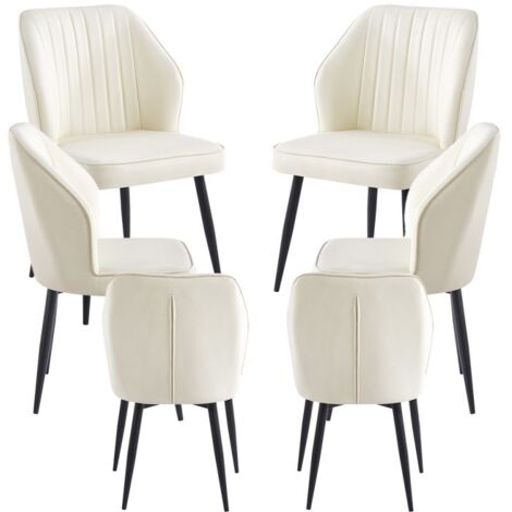 Packs Sillas Comedor - Pack 6 Sillas Wenye - Blanco