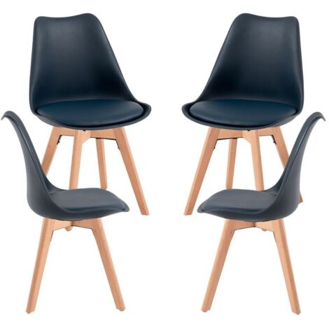 Packs Sillas Comedor - Pack 4 Sillas Synk Basic - Azul oscuro