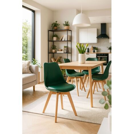 Sillas Comedor - Silla Synk Basic - Verde oscuro