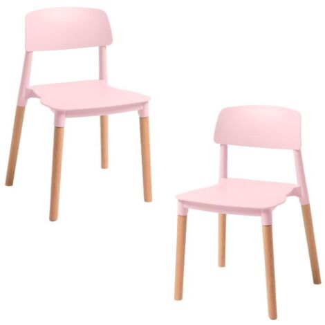 Packs Sillas Comedor - Pack 2 Sillas Estin - Rosa (1/5)