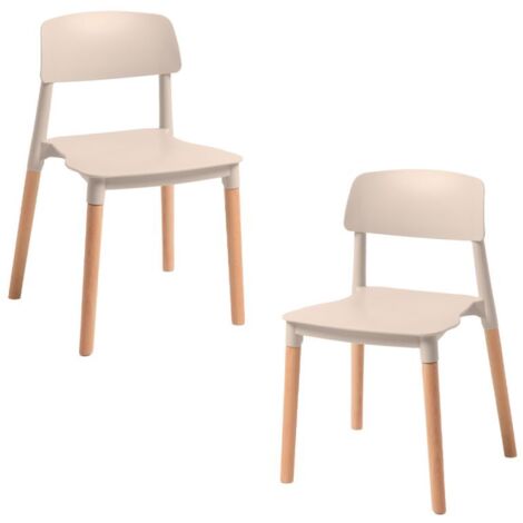 Packs Sillas Comedor - Pack 2 Sillas Estin - Beige (1/5)