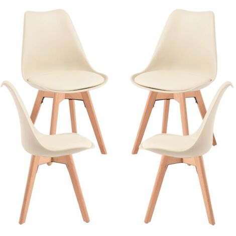 Packs Sillas Comedor - Pack 4 Sillas Synk Basic - Mousse Limón