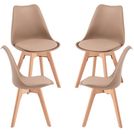 Packs Sillas Comedor - Pack 4 Sillas Synk Basic - Trigo