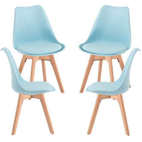 Packs Sillas Comedor - Pack 4 Sillas Synk Basic - Azul agua (1/5)