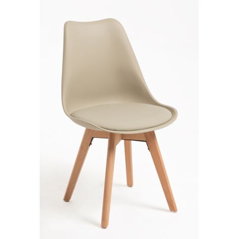 Packs Sillas Comedor - Pack 2 Sillas Synk Basic - Greige (1/5)