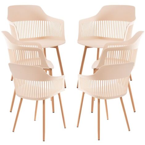 Packs Sillas Comedor - Pack 6 Sillas Lisy - Beige