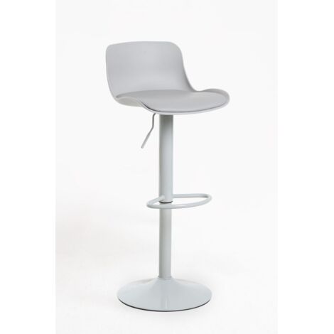 Taburetes Cocina - Taburete Teok Tela - Gris Claro
