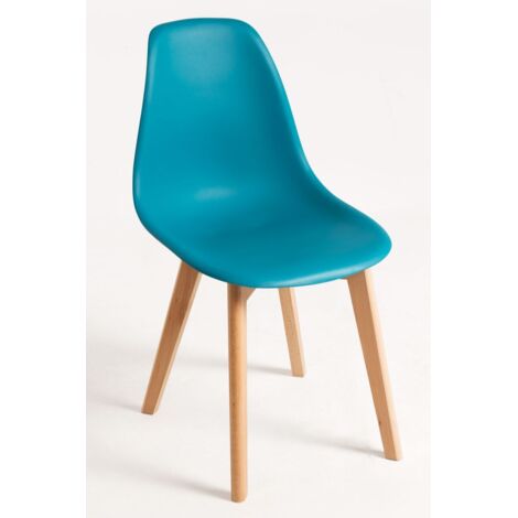 Sillas Comedor - Silla Kelen - Verde azulado