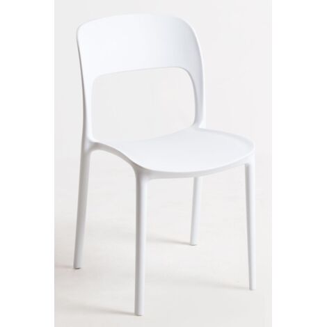 Sillas Jardín - Silla Inis - Blanco