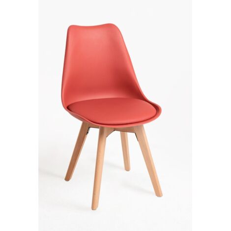Sillas Comedor - Silla Synk Basic - Rojo Vino