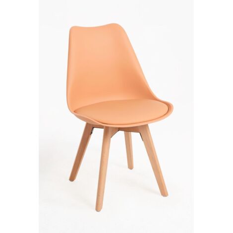 Packs Sillas Comedor - Pack 6 Sillas Synk Basic - Naranja claro (1/5)